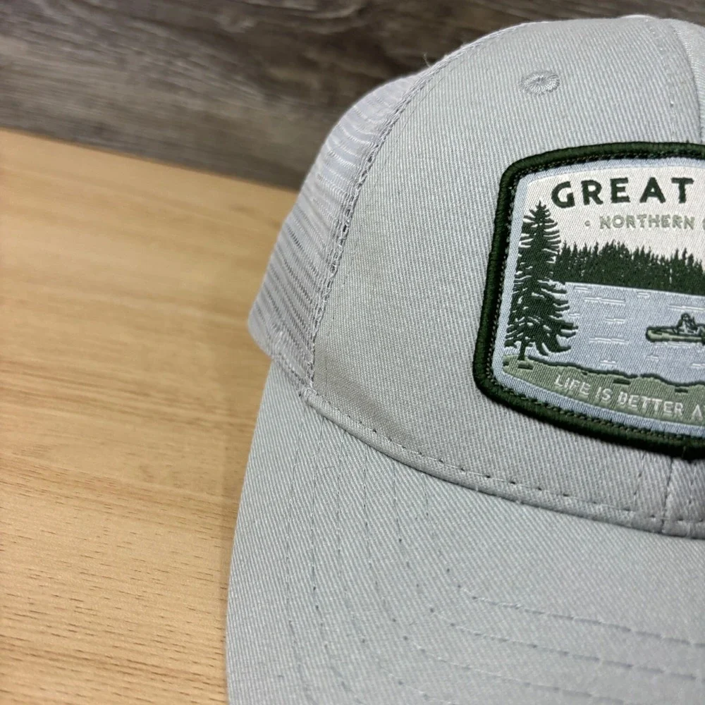 Great Lakes Hat Cap Snapback‎ Gray Minnesota One Size Adjustable